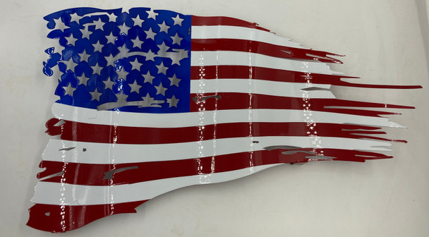 24 In x 14 In United States of America Battle Flag Steel Sign 24 In x 14 In United States of America Battle Flag Steel Sign
